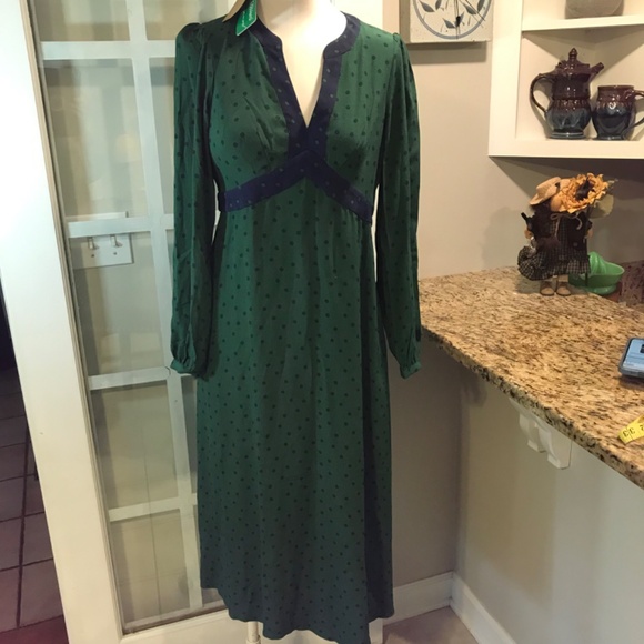 NWT Boden Imelda eco Polka dot Midi dress - Picture 2 of 16